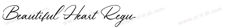 Beautiful Heart Regu字体转换